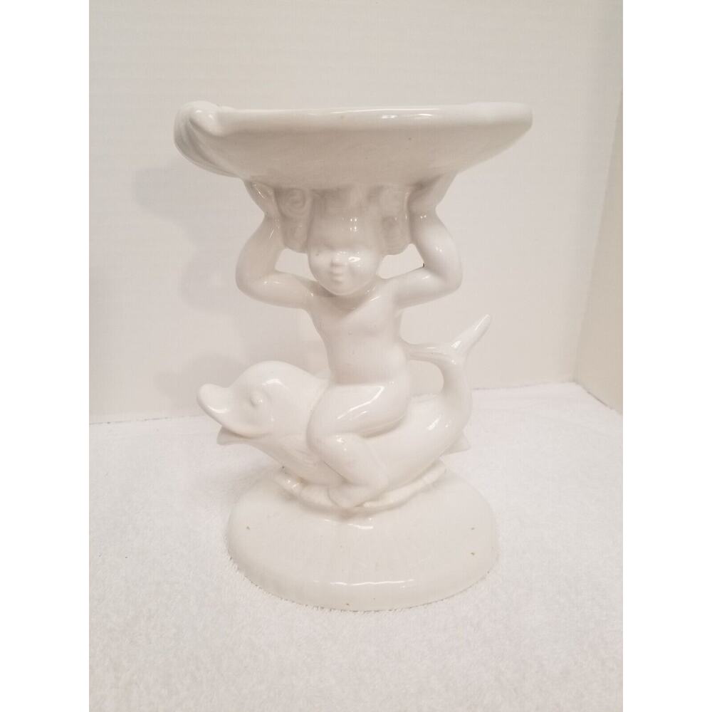 Angel riding dolfin soap dish 34